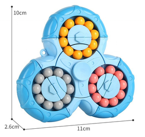 Hot Bán Ma Thuật Đậu Con Quay Đầu Ngón Tay Cube Quay Trẻ Em Giải Nén Đồ Chơi <span class=keywords><strong>Fidget</strong></span> <span class=keywords><strong>Spinner</strong></span> Đồ Chơi Cho Trẻ Em - Product Image 6