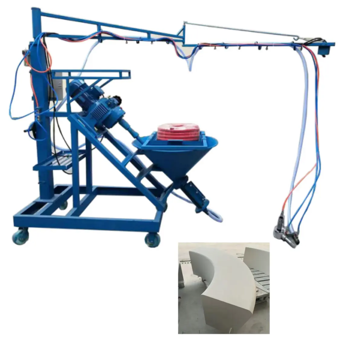 Máquina de pulverização de fibra de vidro GRC máquina de pulverização de argamassa de cimento