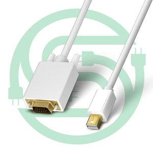 Mini 1,8 m DisplayPort a VGA Cable adaptador Computadora a HD Cable DP a VGA Tipo de salida
