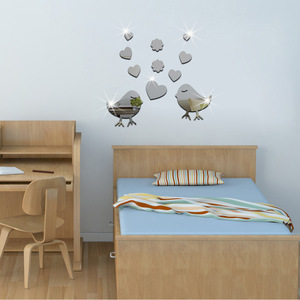 Preciser 3D阿拉伯墙画贴纸厨房花鸟