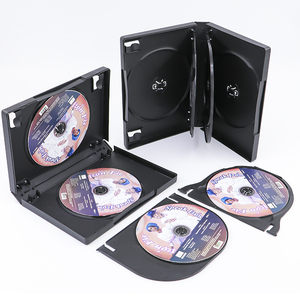 SUNSHING M-Lock dvd盒单多盘DVD光盘盒标准黑色透明DVD包装cd套蓝光盒 - Product Image 1