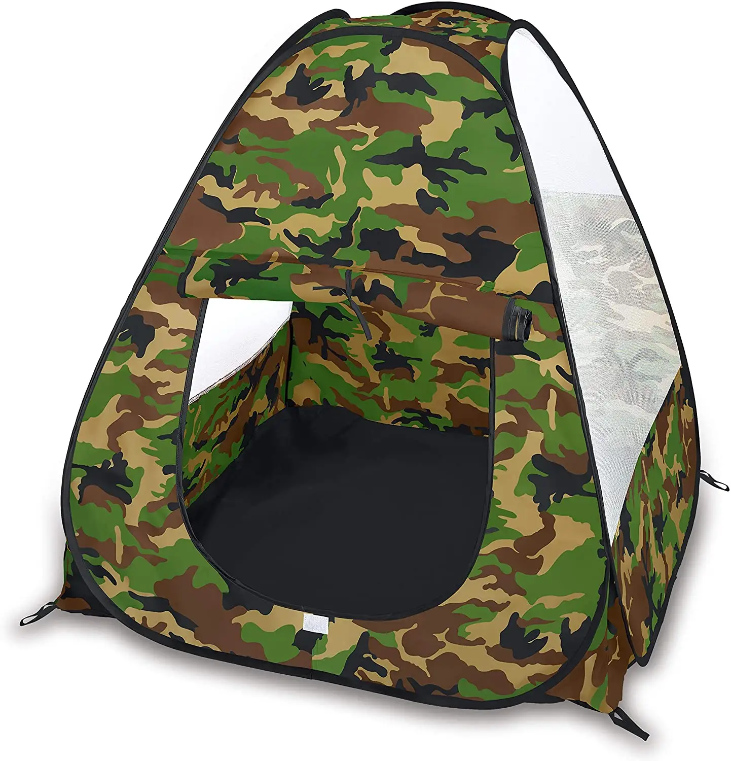 Tenda da gioco Pop-Up militare mimetico di alta qualità a buon mercato all'ingrosso-casetta da gioco per esercito all'aperto coperta pieghevole per bambini