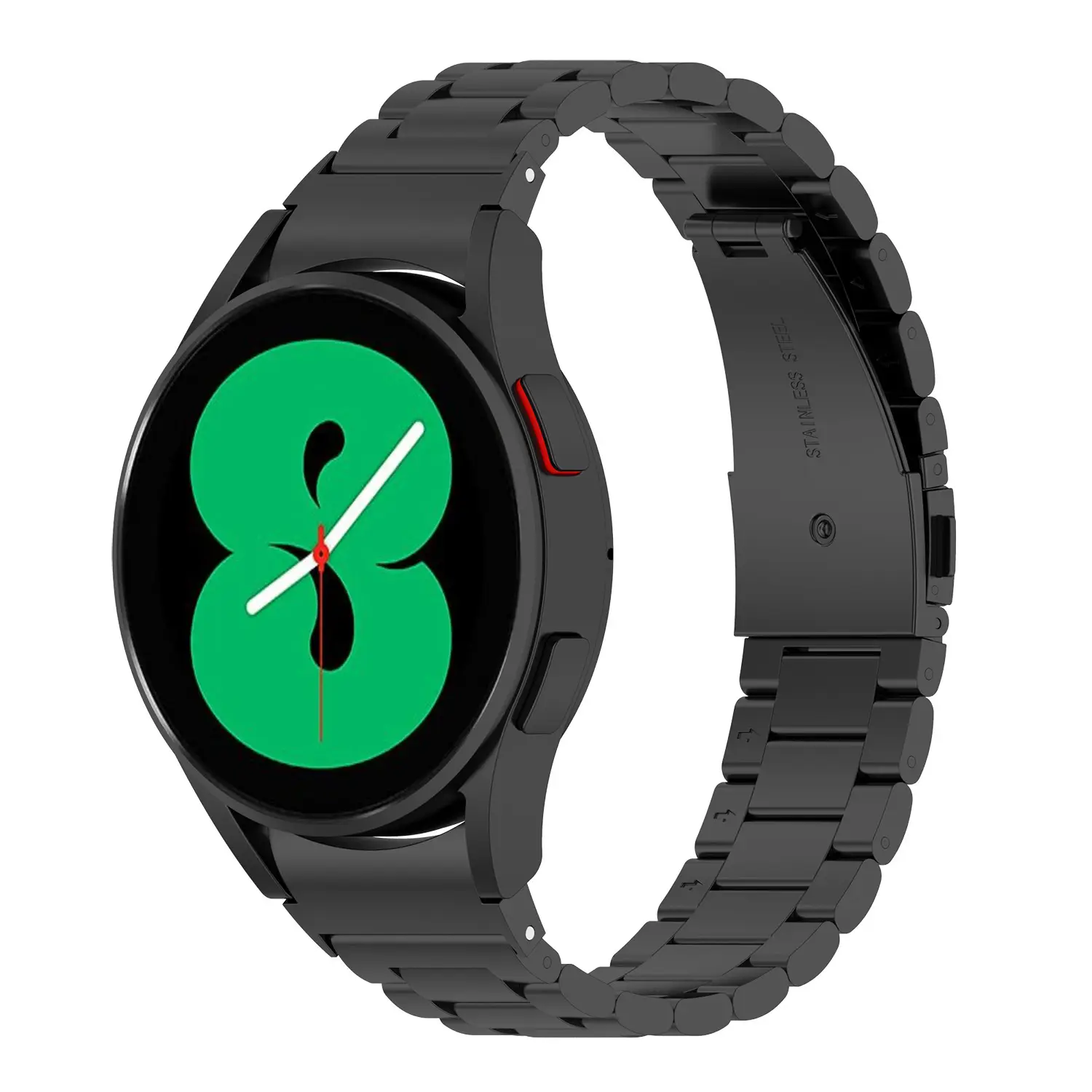 RYB สายนาฬิกาปลดไวเลสโลหะ,สายรัดข้อมือสำหรับ Samsung Galaxy Watch 4 42มม. 46มม. 20มม. 22มม.