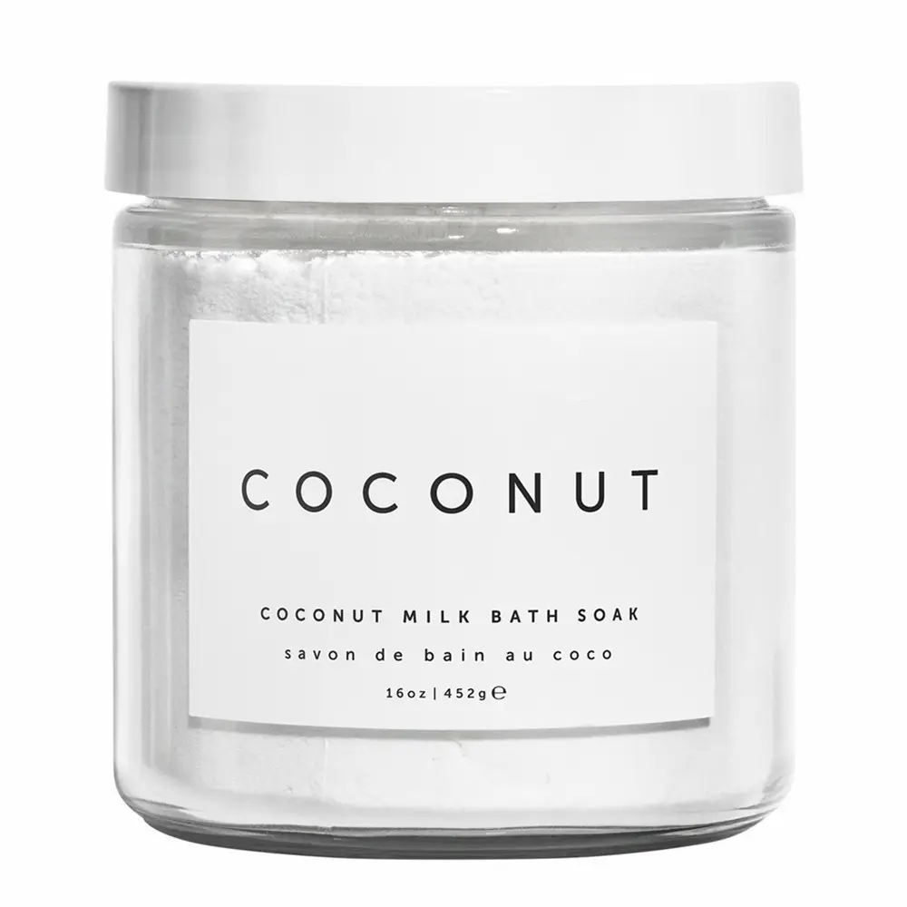 Собственная торговая марка, отбеливающая Кокосовая молочная ванночка, замачиваемая соль для ванны