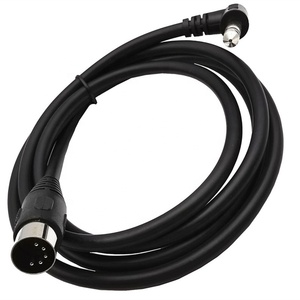 MIDI Din 5Pin Male to 6.35mm TRS Male Stereo Plug 90 Degree Right Angle <strong>Audio</strong> Connection Cable for Sound Card Keyboard Piano - Product Image 6