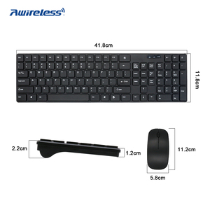 Conjunto de teclado y ratón inalámbricos para ordenador, barato, precio de fábrica - Product Image 6