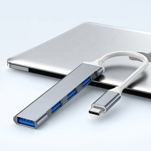 Adattatore multiporta USB C a 3 porte USB 2.0 e 1 porta USB 3.0 compatibile per laptop e altri dispositivi di tipo C