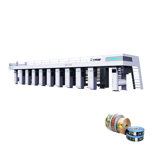 9 màu sắc <span class=keywords><strong>rotogravure</strong></span> máy in thông minh máy in cho Giấy PVC Bopp phim Nhà Máy Giá - Product Image 1