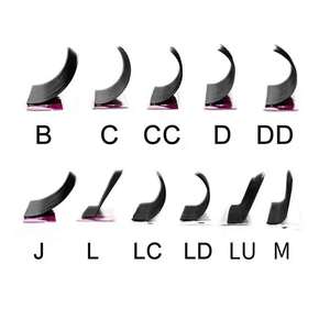 En iyi fan kirpik siyah toplu kirpik CC <span class=keywords><strong>DD</strong></span> M J kıvırmak 0.07mm 0.10mm kendini fanning kirpik uzantıları