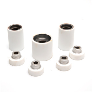 Factory Customized Unpowered <strong>Silicone</strong> Roller PU Coated Bearing Nylon Pulley Omnidirectional Wheel