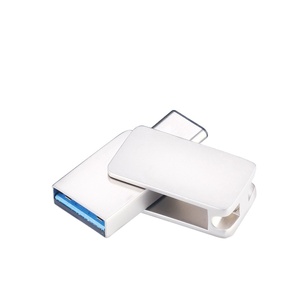 厂家直销2合1 OTG金属u盘光盘笔256Gb 128Gb 64Gb 32gb安全钥匙usb-c 3.0 u盘批发 - Product Image 1