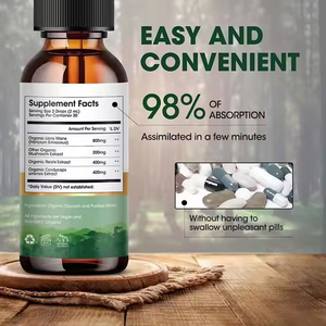 Kräuter ergänzung für die Gehirn funktion | Boost Energy | Gedächtnis Ginseng mit Ashwagandha | Ele uthero und Maca Drops - Product Image 4