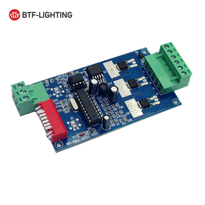 Professionale produttore di 3 canali led dmx 512 decoder per la striscia del led
