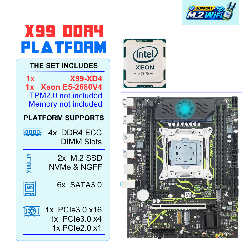 X99-XD4+E5-2680V4