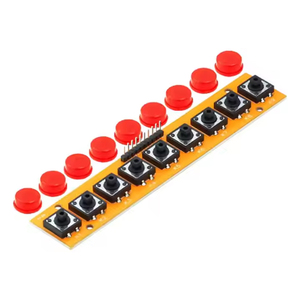9-Wege-Tastenmodul Knopfsc halter Trigger Signal leitungs steuerung Sprach wiedergabe zubehör - Product Image 1