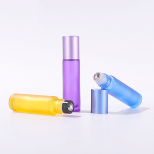 ミニポータブル5ml 15ml 20mlロールオンガラス香水ボトルエッセンシャルオイル消臭剤10mlボール用スキンケア用 - Product Image 6