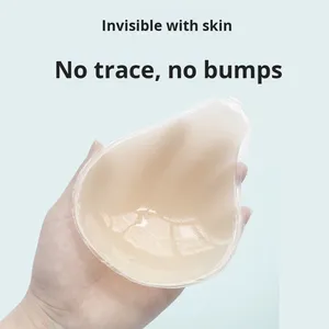 Hot-Bán Cross-Biên Giới Vô Hình Áo Ngực Cho Phụ Nữ Lớn Bust Non-Slip Ngực Dán Push-up Dây Đai Halter Cổ Thiết Kế - Product Image 4