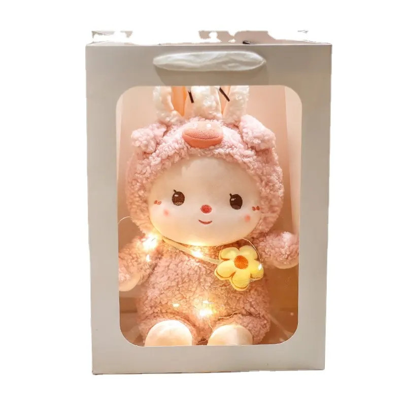 Coniglio di trasformazione peluche morbido coniglio Kawaii maiale elefante giocattoli di peluche per bambini ragazze regali di compleanno