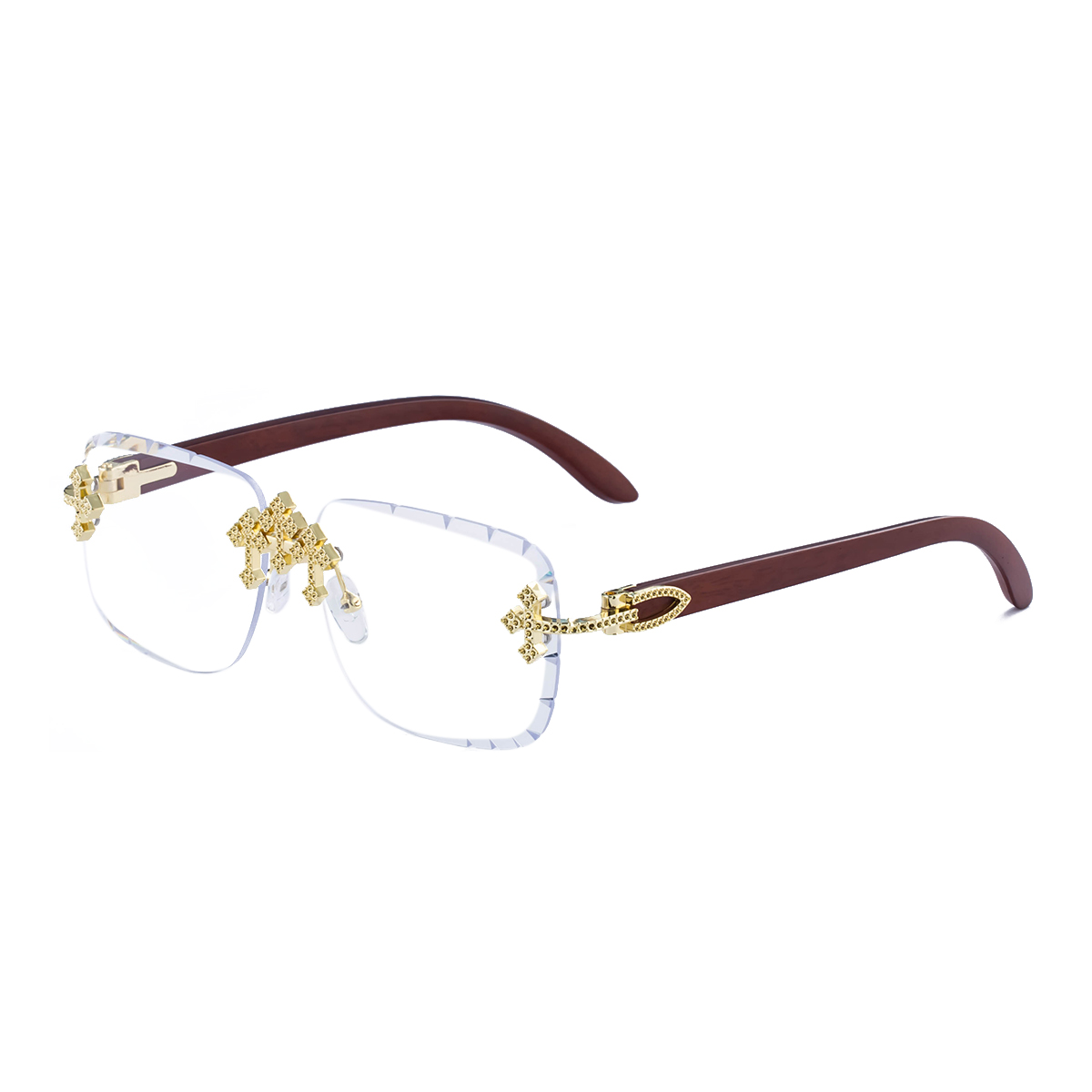 C7 Gold Frame Transparent