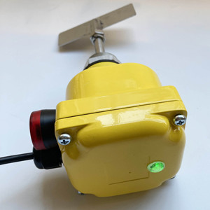 Fonte di fabbrica formato compatto polvere solido rilevare sensore di rotazione della lama rotante pagaia livello interruttore alette led luce e allarme - Product Image 2