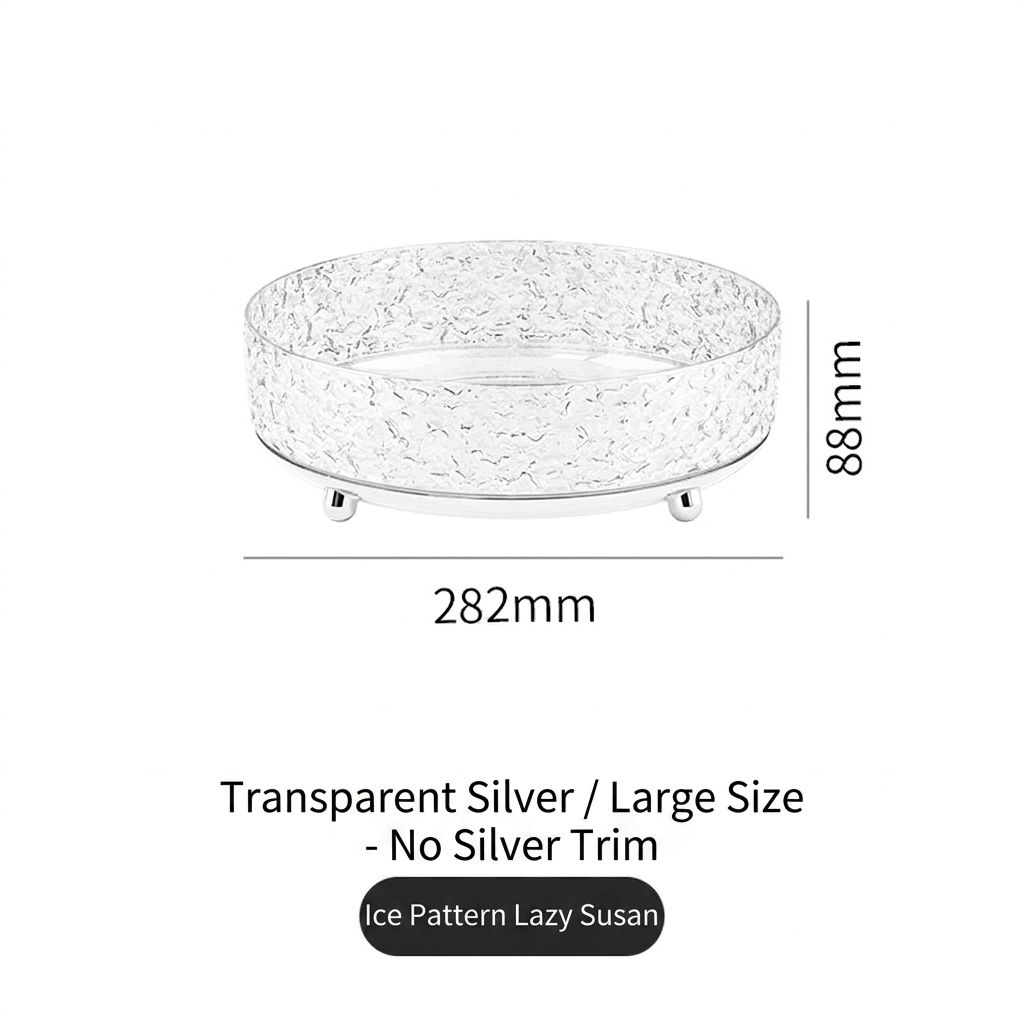 Clear silver L-without silver edge