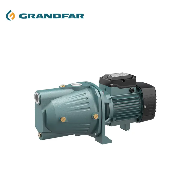 GRANDFAR 220V 0.75HP 0.55kw inteligente 220V bomba de chorro de agua eléctrica de alta Presión Bombas de agua de chorro doméstico de superficie