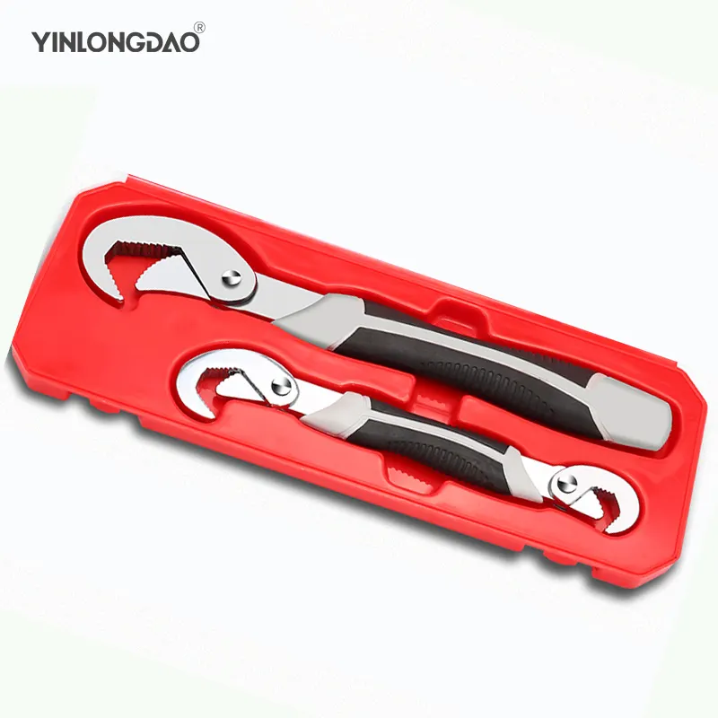 2PC 6-32mm Multi-function ratchet wrench Universal Wrench Adjustable Hand Tools set Oil Filter Spanner Pipe Home Repair Key