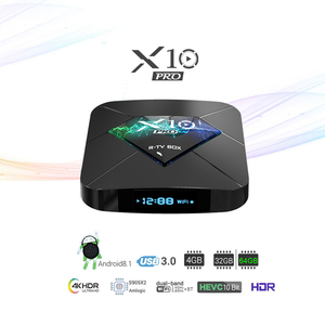 X10 PRO Quad-core set-top box Android 8.1 ใหม่ที่ดีที่สุด Android TV Box