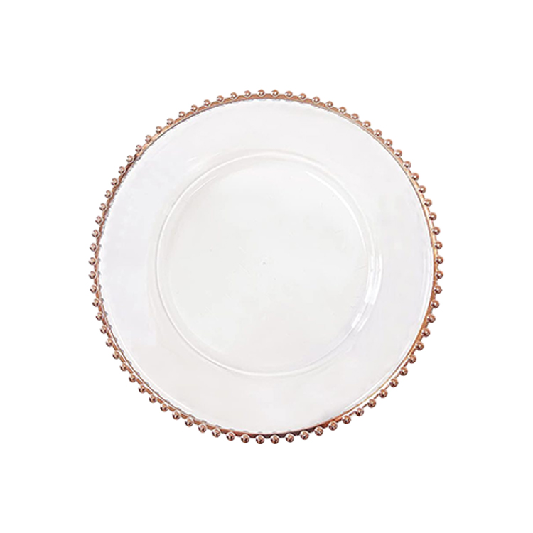 rose gold beaded