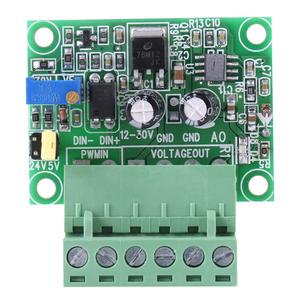 周波数-電圧モジュール、3.3V/5V/24V 0-100% 100HZ-3KHZ PWMから0-10V/0-5Vアナログ電圧コンバーター - Product Image 1