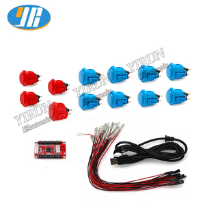 <strong>Arcade</strong> DIY Kit Zero Delay <strong>USB</strong> Joystick Encoder PCB Board Game Stick <strong>Controller</strong> One Player Control Coin Pusher Type Coin Payment