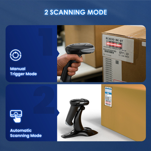 POS CMOS kod okuyucu <span class=keywords><strong>3</strong></span> In 1 2.4G BT Bluetooth kablolu ve kablosuz 1D 2D PDF417 QR barkod tarayıcı barkod toplayıcı POS için
