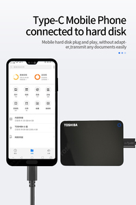 สายเคเบิลข้อมูลฮาร์ดดิสก์พรีเมี่ยม Usb Type C ถึง Micro Usb B 10Pin สายเคเบิลข้อมูลฮาร์ดดิสก์ - Product Image 3
