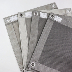 Prezzo di fabbrica 1.8m * 5.1m rivestito In PVC ignifugo fogli di rete ignifuga costruzione costruzione impalcatura rete di sicurezza In thailandia - Product Image 1