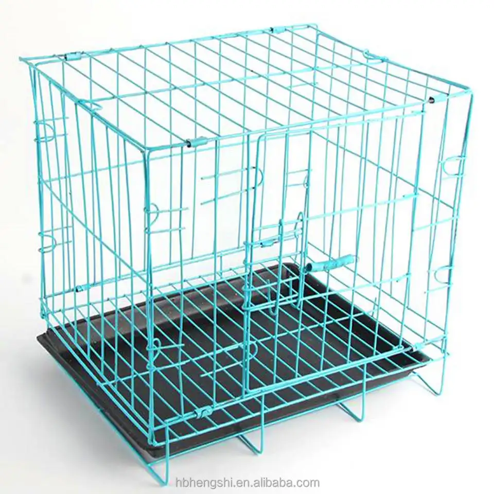 Cages pour chiens à petits trous en treillis métallique soudé