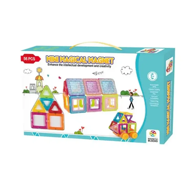 Bambini building blocks plastica assemblaggio fai da te giocattoli da costruzione blocchi magnetici giocattoli educativi