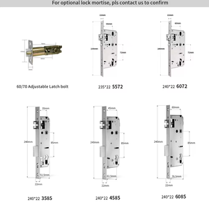 热卖图雅TT锁选项Pin码钥匙数字锁智能指纹锁 - Product Image 3