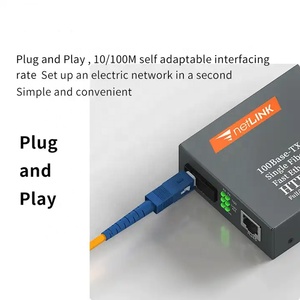 HTB-3100 A/B-Glasfaser-Medien konverter Single mode Single Fiber Netlink HTB-3100 Transceiver 25km SC 10/100M Karton SM - Product Image 3