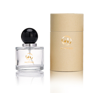 30 ml 50ml 100 mlラグジュアリーファンシーエンプティガラスカスタムデザインラウンド香水スプレーボトルボックス付き - Product Image 5