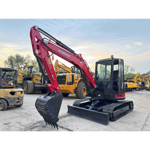 Second Hand <span class=keywords><strong>Yanmar</strong></span> 55 <span class=keywords><strong>Crawler</strong></span> Escavadeira Usada MINI Escavadeira Yanmar55 Preço barato Earth Moving Machinery Used <span class=keywords><strong>Excavator</strong></span> em estoque - Product Image 3