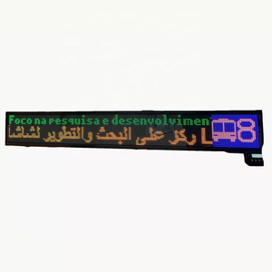 Benutzer definierte Scroll-Nachricht mehrsprachige Bus-Transit-LED-Karte Ziel zeichen Digital Signage und Displays - Product Image 1
