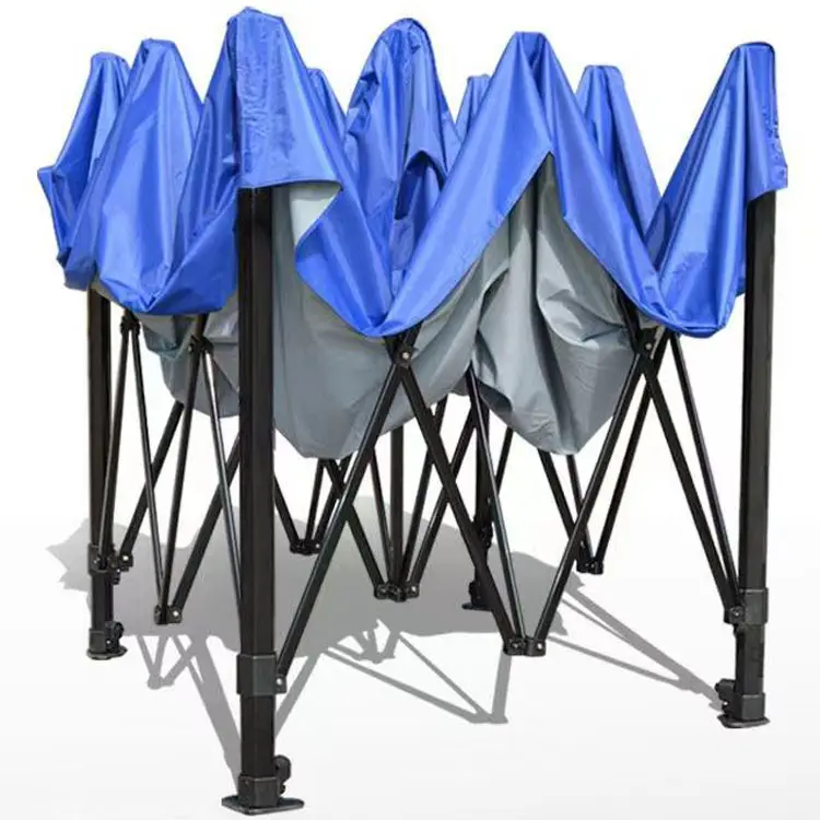 Tenda Gazebo Pop-Up tugas berat, tenda lipat kanopi 10x10 dinding dapat dilepas untuk pesta pernikahan 3m x 6m
