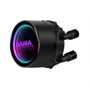 SAMA all'ingrosso forte funzionale aio 360mm pc raffreddamento personalizzato il tuo logo cpu argb cooler con design a specchio infinito