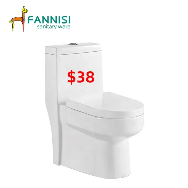 Peralatan sanitasi kamar mandi composting satu bagian lembut tutup tangki rendah kloset air toilet