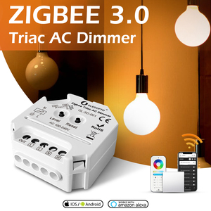 Умный модуль переключателя Gledopto Zigbee ВКЛ/ВЫКЛ для домашней автоматизации, светодиодный светильник Zigbee, регулятор яркости - Product Image 2