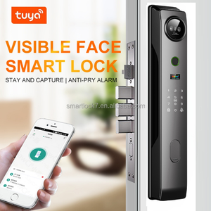 Hot Selling Tuya APP Face Scene Smart WiFi Digital Door Lock Code Card Unlock Fingerprint Fully Automatic Smart Door Lock - Product Image 4