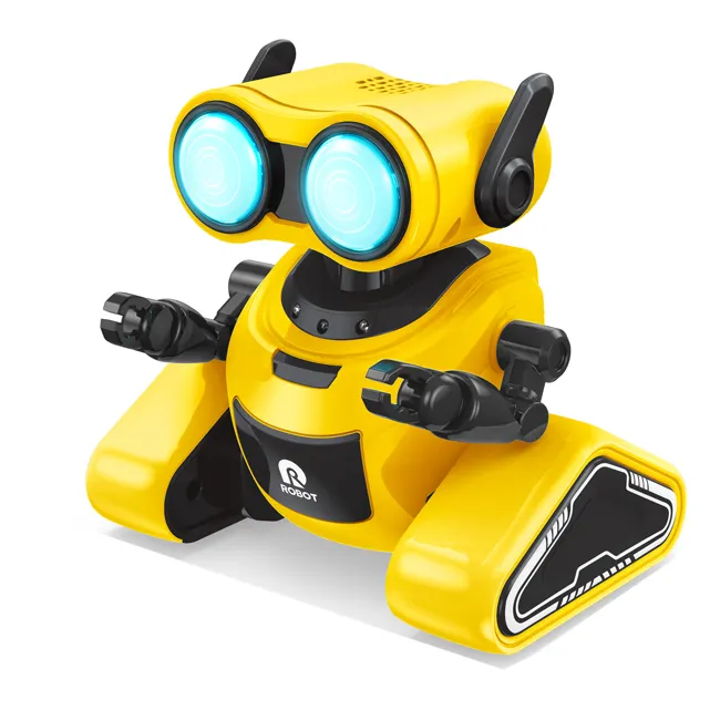 Intelligent robot gesture sensing multi-color lighting and sound effects automatic demonstration toy robots