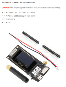 LoRa32 V2.1 _ 1,6 ESP32 433/868/915 мГц 0,96 дюймов ooled SD-карта WIFI модуль RC Запчасти и аксессуары - Product Image 6