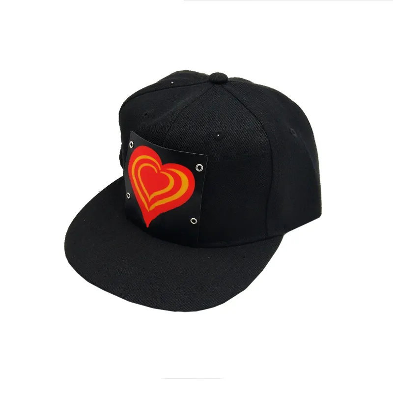 Custom Suono Attivato EL Cap Rifornimenti Del Partito Light Up Cappello Con Batteria Senza Fili