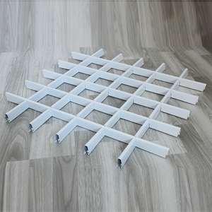 Plafond Metal Grid Techo Diseño Aluminio suspendido techo de metal Tejas de techo de celda abierta - Product Image 4